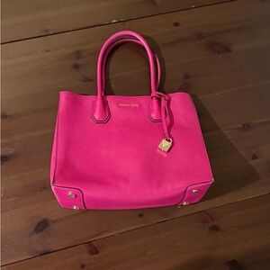 Michael Kors Hot Pink Tote Bag